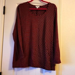 J Jill 3/4 sleeve blouse